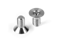 HUDY TITANIUM FLAT HEAD SCREW M3x6 (10)