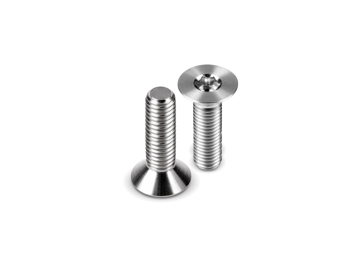 HUDY TITANIUM FLAT HEAD SCREW M3x14 (4)