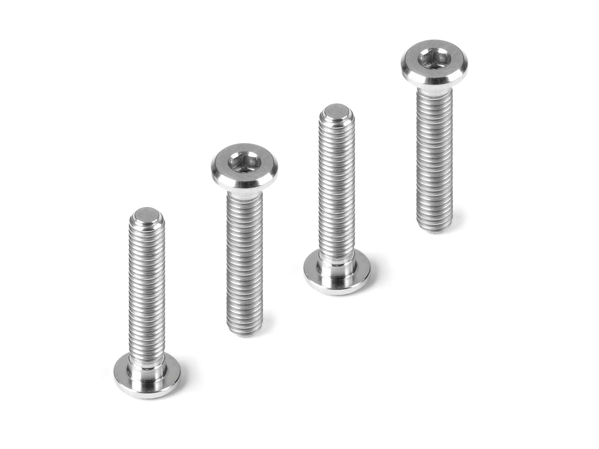 HUDY TITANIUM SUPER-LOW HEAD SCREW CENTERING DIA M3x16 (4)