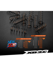 REAR SPRING-SET L 57MM - 3 DOTS (2)