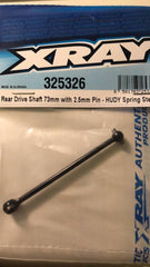 REAR DRIVE SHAFT 73MM WITH 2.5MM PIN - HUDY SPRING STEEL™