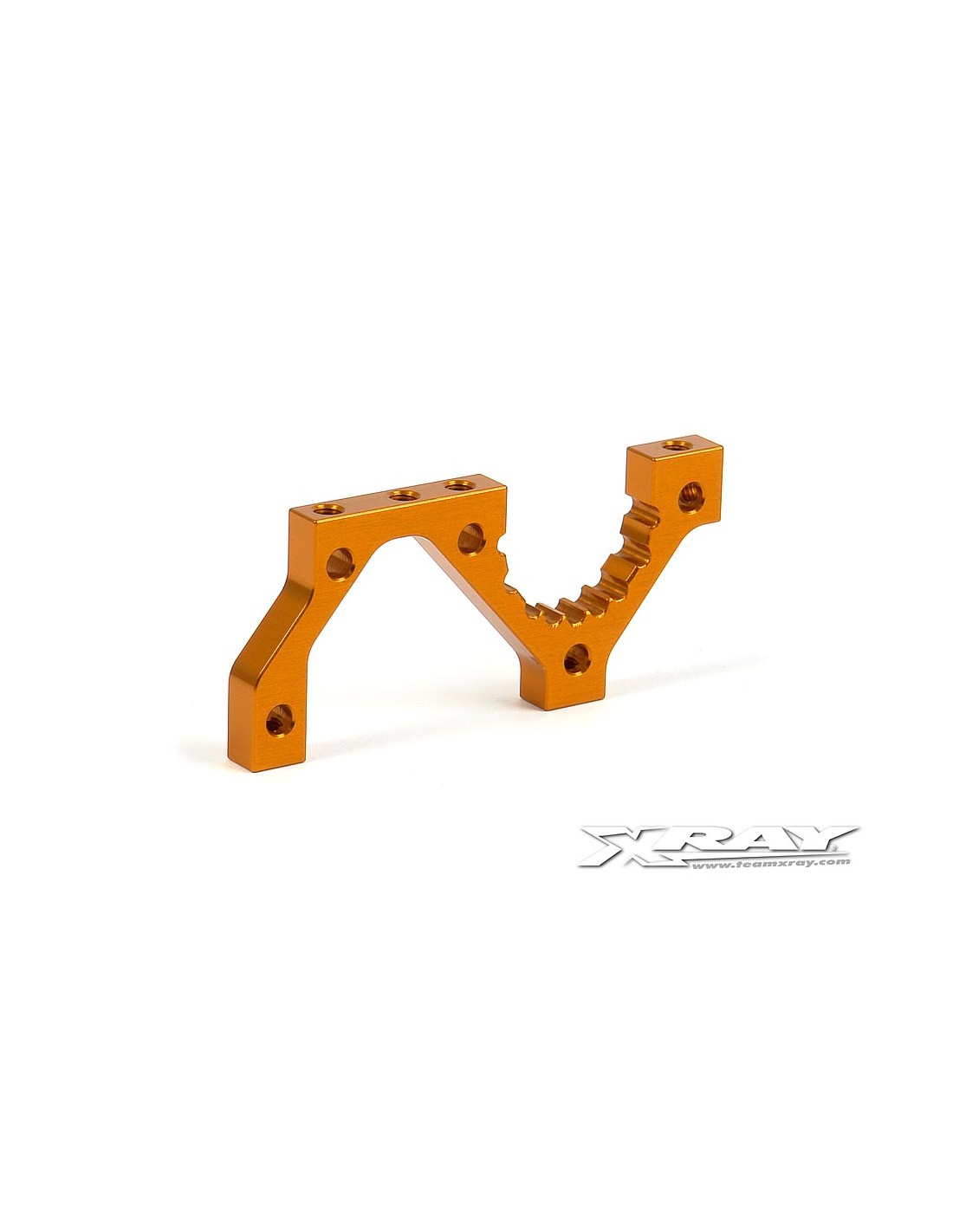 T3 ALU REAR LOWER SUSP. ADJUST. BULKHEAD - ORANGE