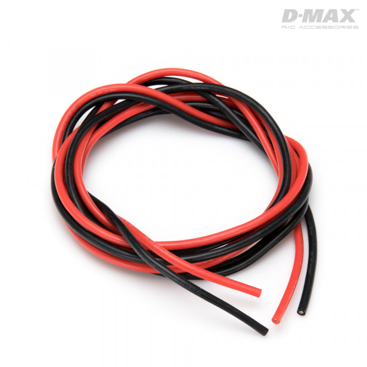 DYNOMAX Wire Red & Black 18AWG D1.1/2.4mm x 1m