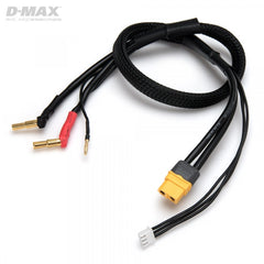 DYNOMAX Laddkabel 4/5mm 2s LiPo till XT60 12AWG 500mm