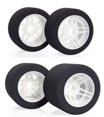 Matrix 1/8 FIVE Light 32 og 35 Shore RC Model Tires 4 stk. (gule pakker)