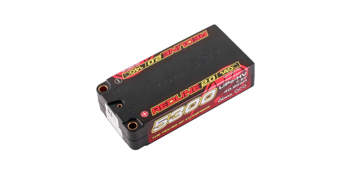 GensAce Redline 2.0 Shorty 2S HV 7.6V-140C-5300 96x47x22.5mm 199g