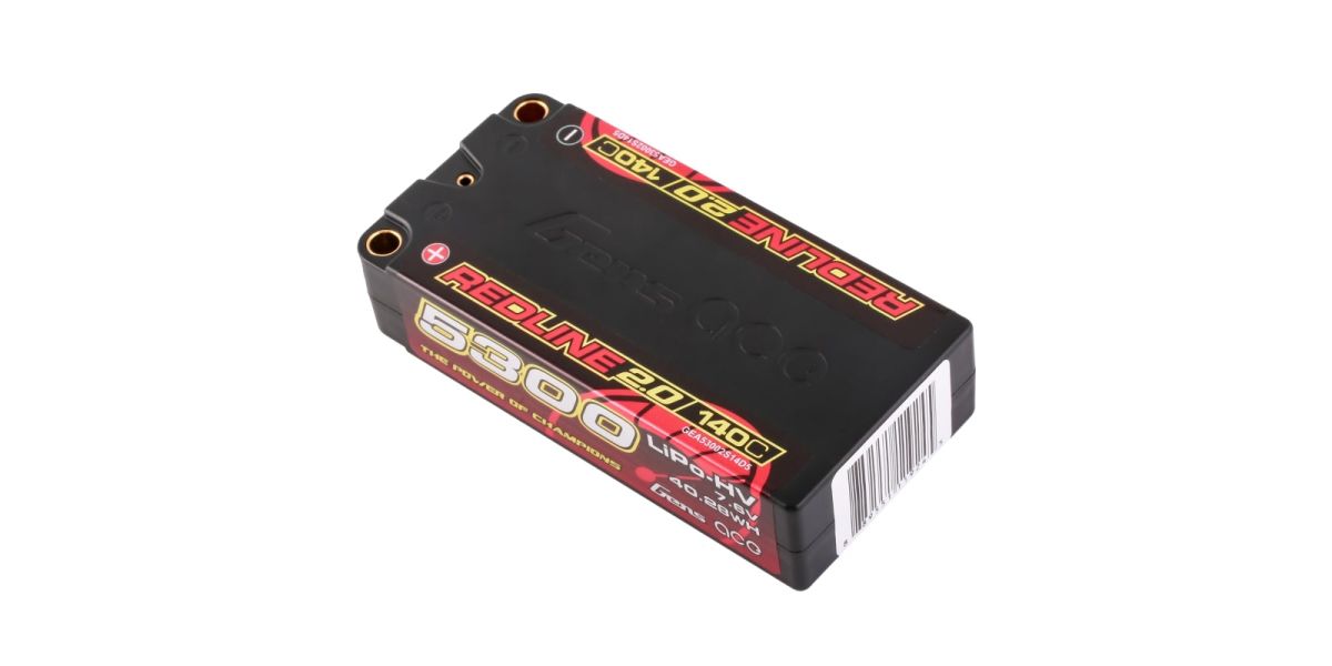 GensAce Redline 2.0 Shorty 2S HV 7.6V-140C-5300 96x47x22.5mm 199g