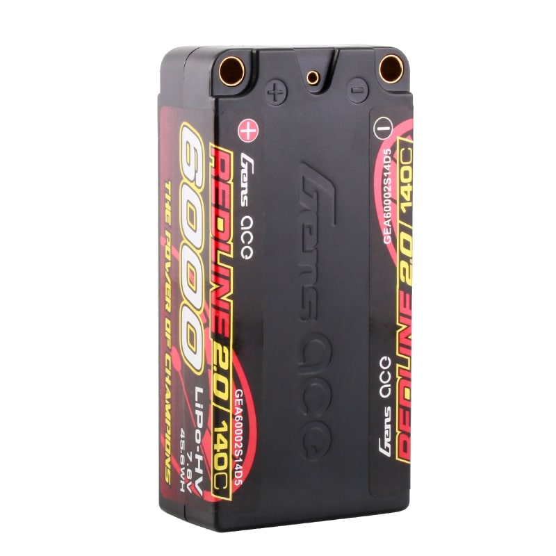 GensAce Redline 2.0 Shorty 2S HV 7.6V-140C-6000 96x47x25mm 220g