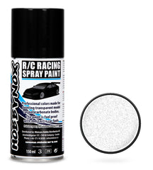 HOBBYNOX Metallic White R/C Racing Spray Paint 150 ml
