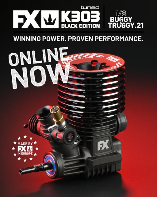 FX K303L TUNED - LINEAR - COMBO: ENGINE + MUFFLER 2169 + MANIFOLD - MEDIUM
