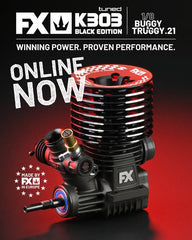 FX K303L TUNED - LINEAR - COMBO: ENGINE + MUFFLER 2169 + MANIFOLD - MEDIUM