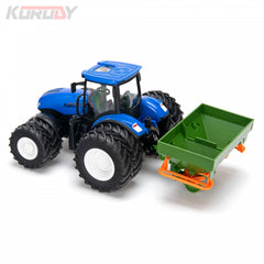 KORODY Tractor w. double wheels and fertilizer spreader RC RTR 1:24
