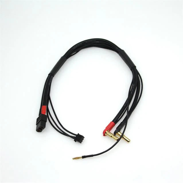 KEYs Opladekabel til 2 cellet batterier med 4/5mm guldstik og 2mm balancestik, XT-60 til Oplader