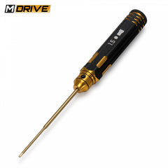 M-DRIVE 1.5mm Pro TiN Allen Wrench Straight Hex Tool 1.5mm