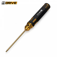 M-DRIVE 2.5mm Pro TiN Allen Wrench Ball Hex Tool 2.5mm