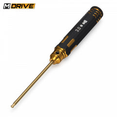 M-DRIVE 3.0mm Pro TiN Allen Wrench Ball Hex Tool 3.0mm