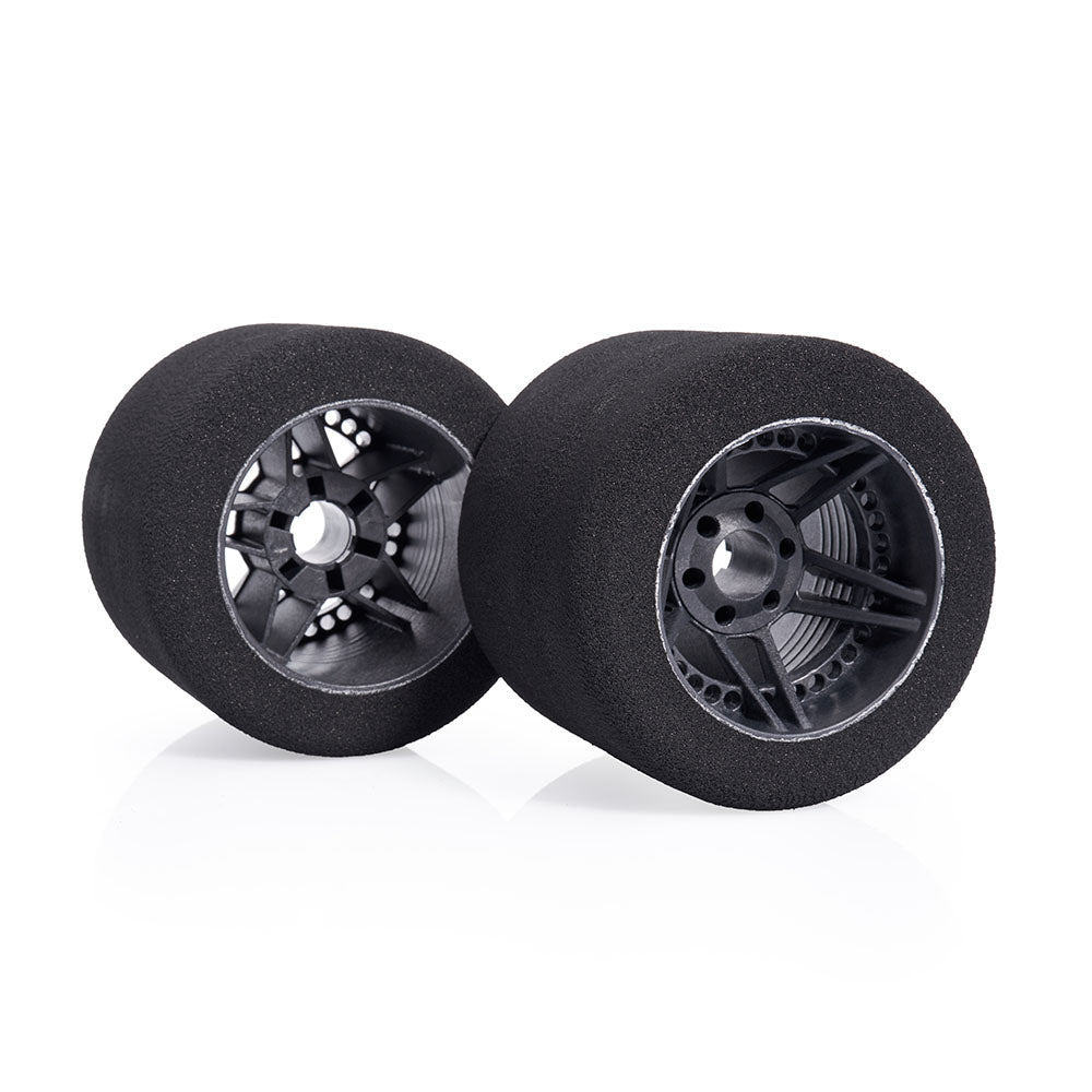 MATRIX REAR FIVE UGRIP CARBON 35 RC MODEL TIRES 79 mm parat til kørsel.