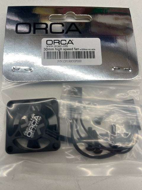 ORCA fan blæser 30mm med 20 cm ledning 30x30