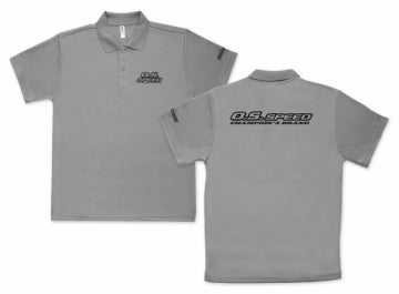 O.S.Engine O.S.SPEED Dry Polo Shirt 2023 Sort eller Grå