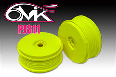 6MIK 1/8 Buggy fluo yellow « Ultra »  Rims (pair)