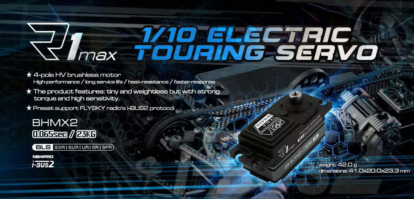 SRT BHMX2 - Super Low Profile Digital Servo - Brushless - HV - 0.065sec / 23.0kg
