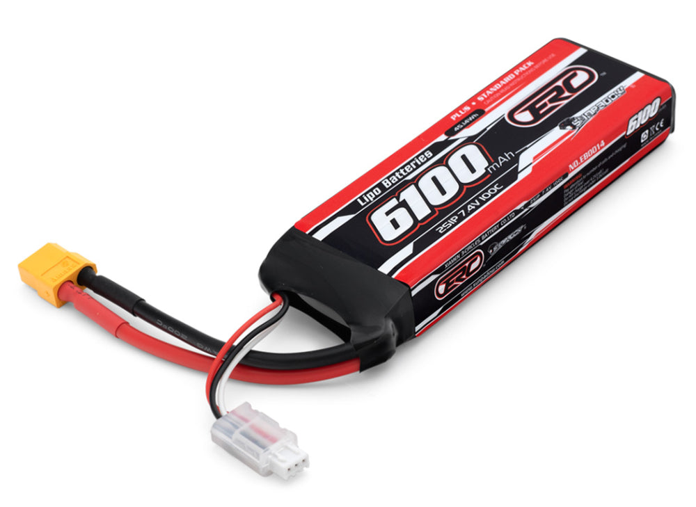SUNPADOW Li-Po Battery 2S 7,4V 6100mAh 100C XT60-Connector