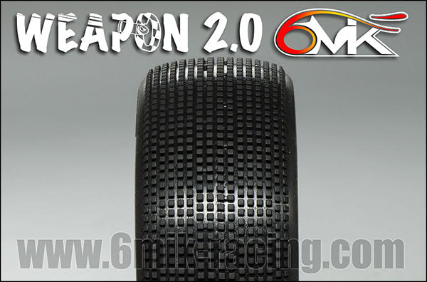 6mik "Weapon 2.0" Tyres - Inter compound (pair)