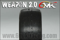 6MIK "Weapon 2.0" Tyres - Blue compound (pair)