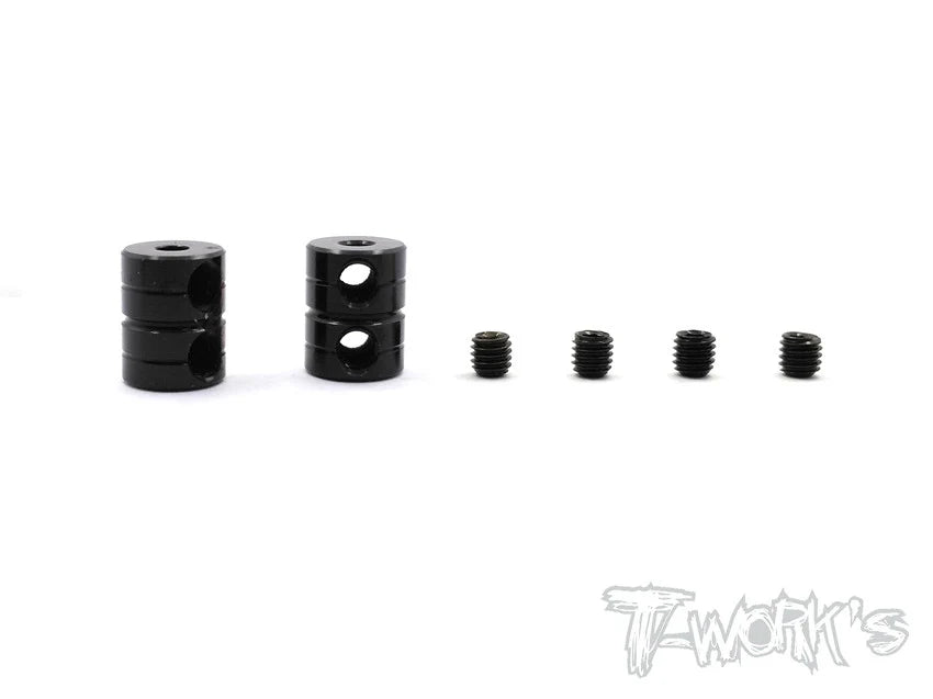 TA-108 Aluminum Double lock 2mm Bore Collar Ver.2 2pcs.