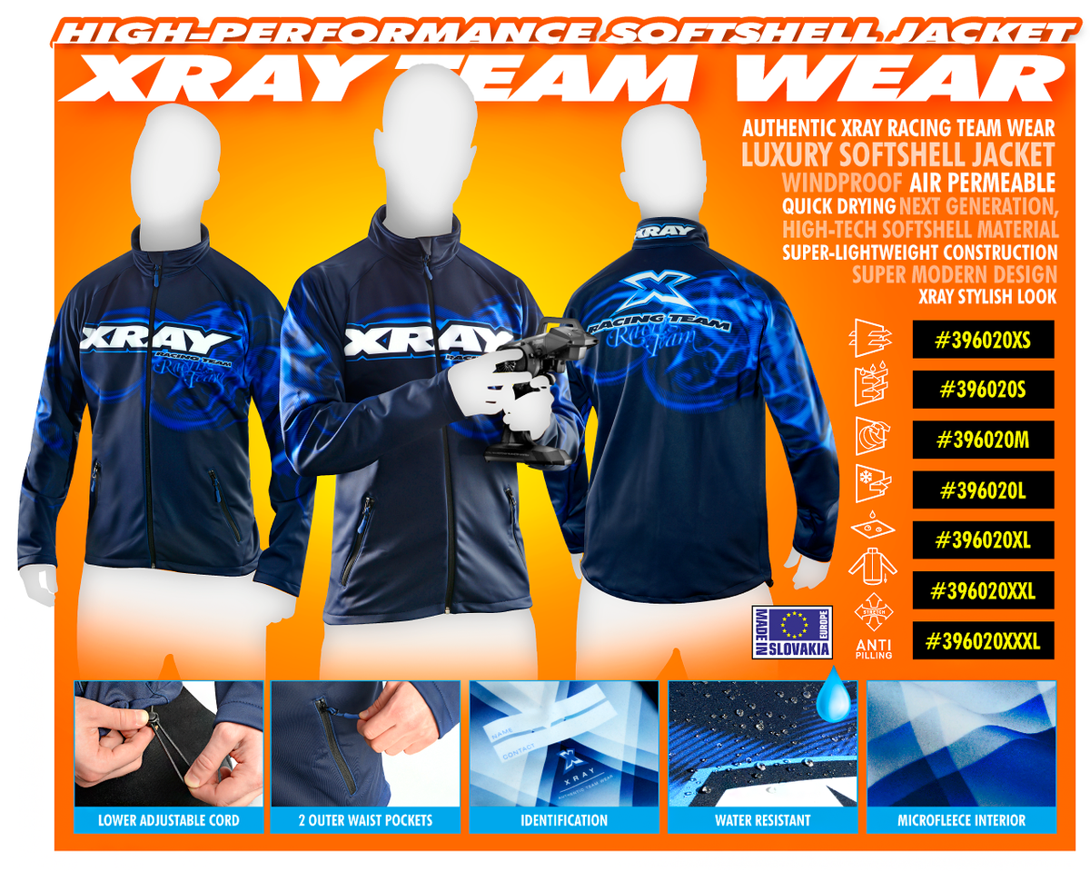XRAY HIGH-PERFORMANCE SOFTSHELL JACKET (XXXXL)