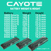 CAYOTE Racing 4600mAh 2S Shorty LiPo battery 7.6V 145C 163g