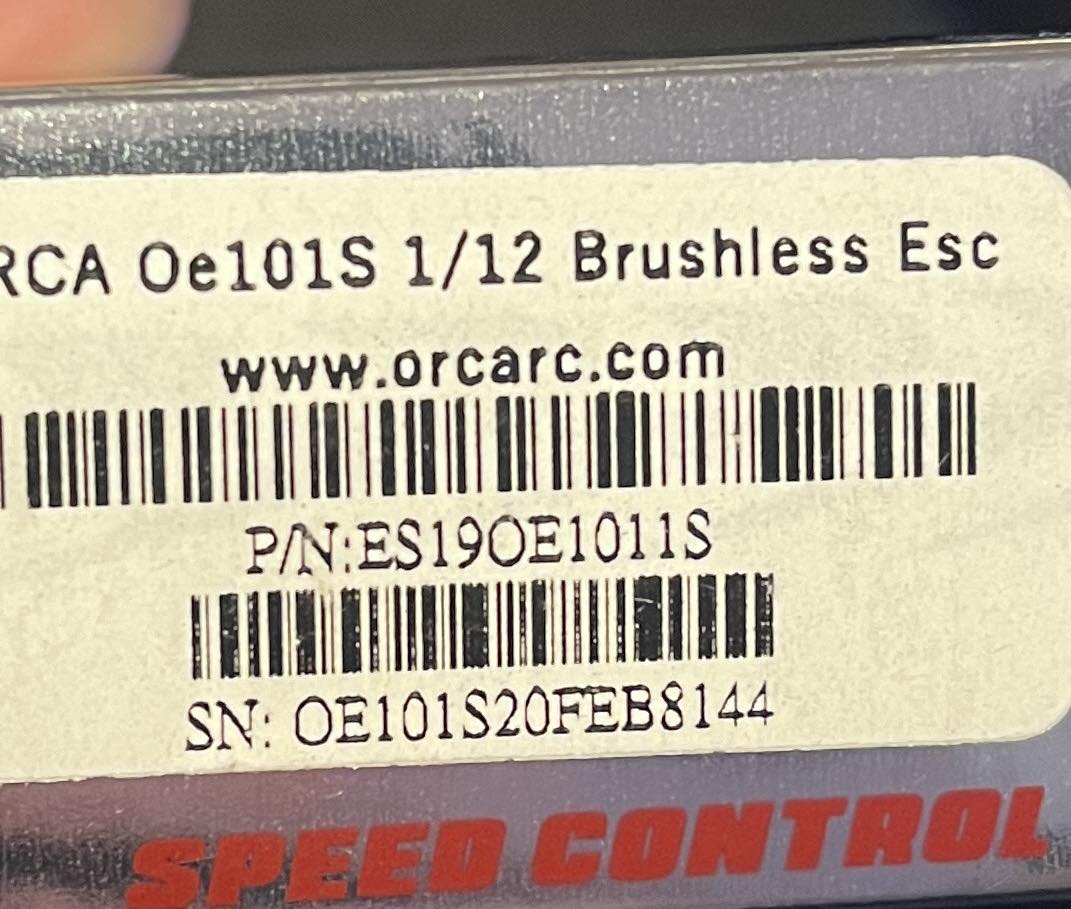 ORCA Oe101s ESC 1:12 1S