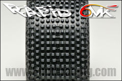 6MIK  Rapid"  Tyres - 9/22 compound (pair)  kun dæk