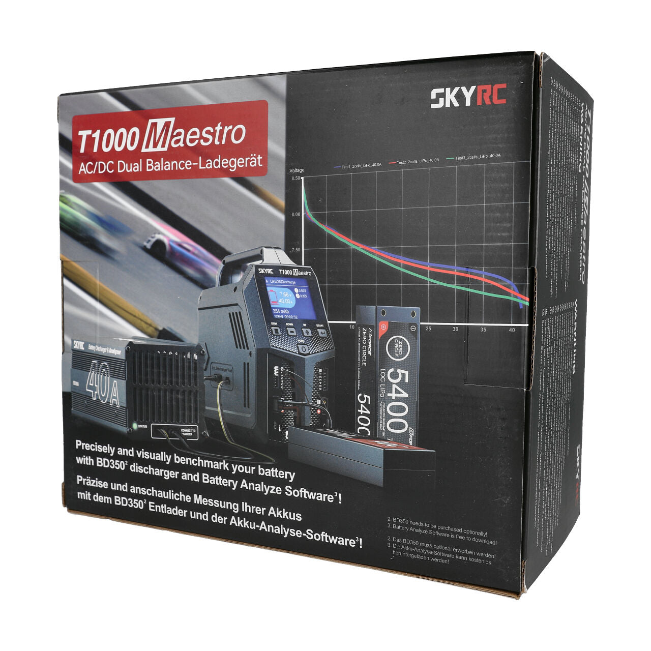 SKYRC T1000 Maestro Laddare AC/DC 2x20A 1000W