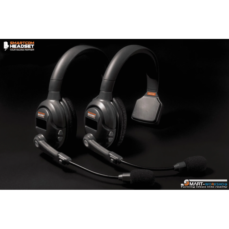SMART Workshop Smart-Com Headset (COLOR BLACK/RED)