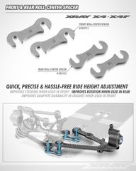 X4 FRONT ROLL-CENTER SPACER (2)