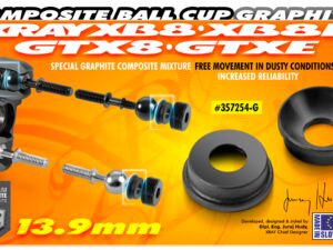 COMPOSITE BALL CUP 13.9 MM - GRAPHITE (2)