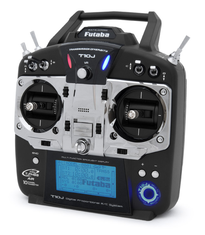 FUTABA T10J Radio Mode-2, R3008SB T-FHSS Air